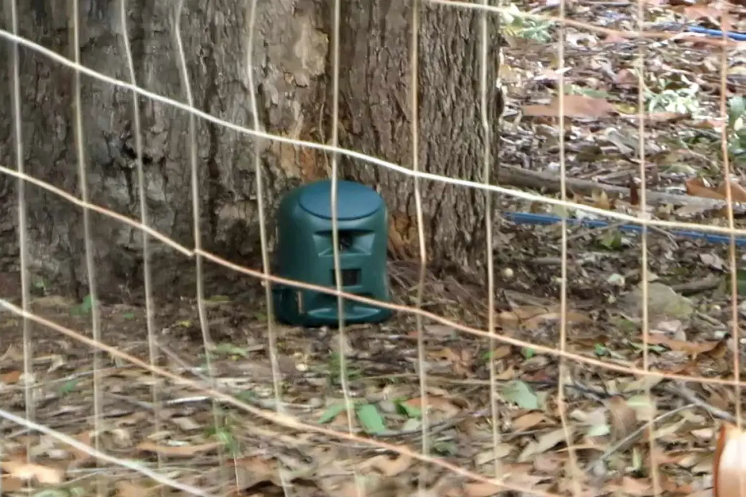 Unknown Device Positioned At Fence