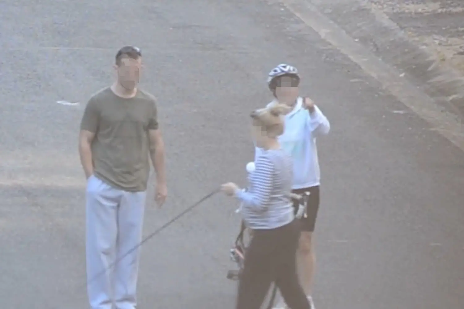Familiar Face Chatting To Couple 2